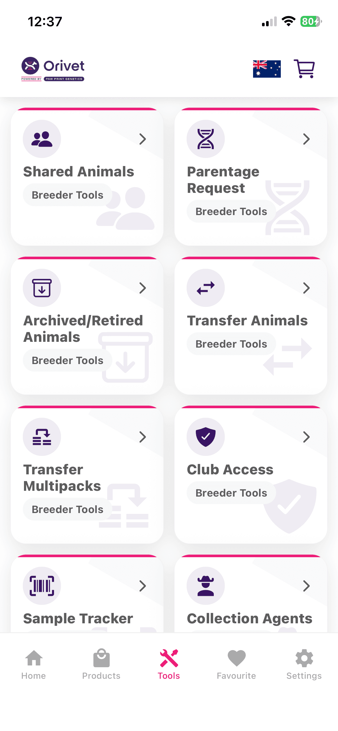 Orivet Mobile App
